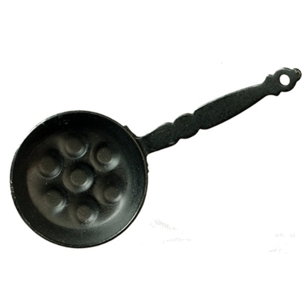 AZB0389 Egg Poacher for Dollhouse Miniatures - Black