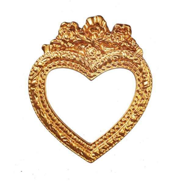 AZB0607 Heart Shaped Frame for Dollhouse Miniature