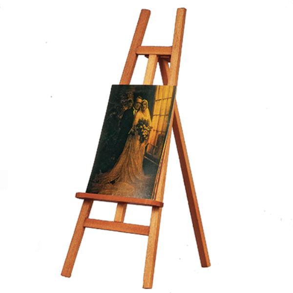 AZB0266 5 x 2.12 x 0.37 in. Wedding Picture Easel - Compact Display Stand for Dollhouse Miniature