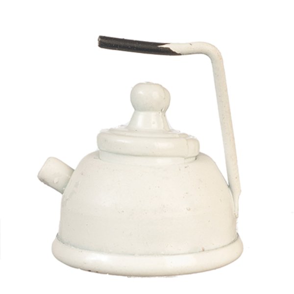 AZD0862 White Teapot for Dollhouse Miniatures