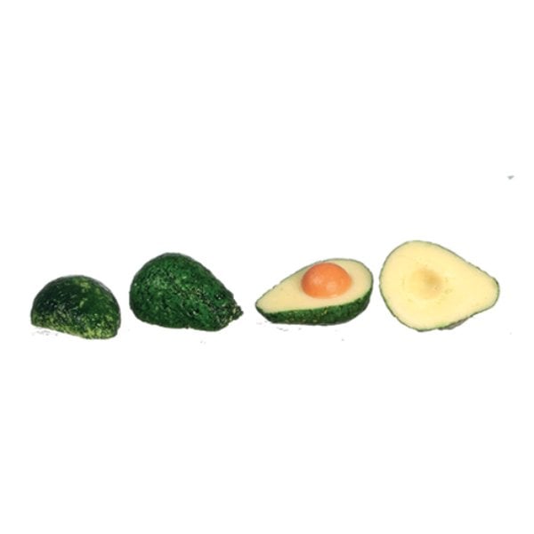 AZG7783 Avocados for Dollhouse Miniature - 4 Piece