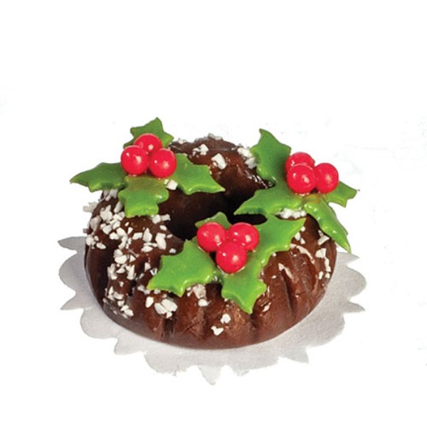 AZG6768 Chocolate Cake for Dollhouse Miniatures