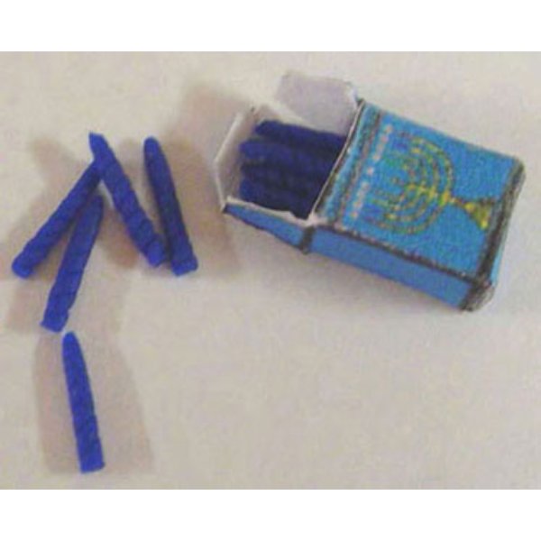 BYBJC3A Boxed Chanukah Candles for Dollhouse Miniature