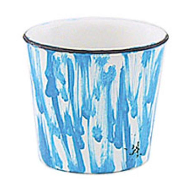 CAR0891 0.7 in. Waste Basket for Dollhouse Miniature, Flow Blue