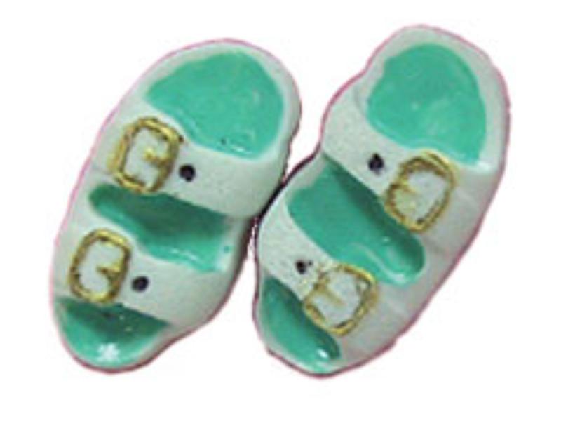 CAR1371 Assorted Color Sandal for Dollhouse Miniature