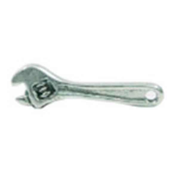 CARLP1319 Sterling Silver Crescent Wrench for Dollhouse Miniature