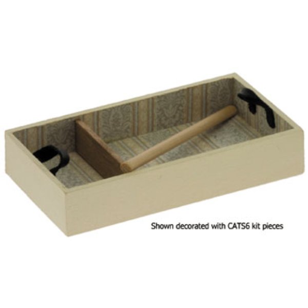 CATTRAY Trunk Tray Kit for Dollhouse Miniature