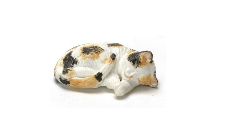 FCA1018T Calico Cat for Dollhouse Miniature