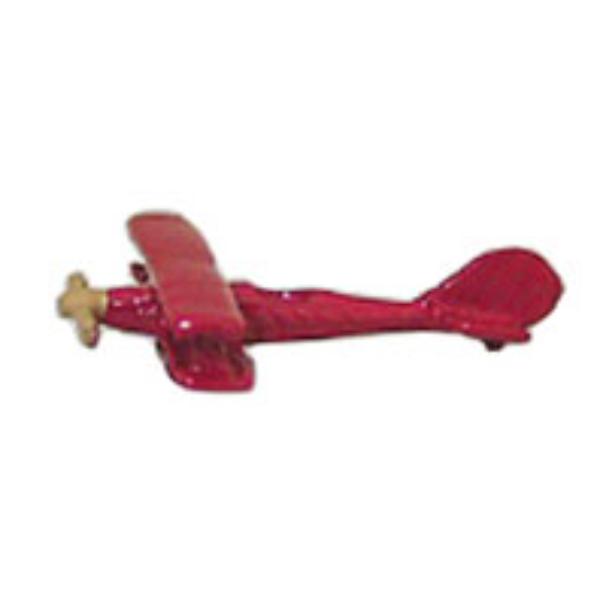 ISL2914 Toy Bi-Plane for Dollhouse Miniature, Red