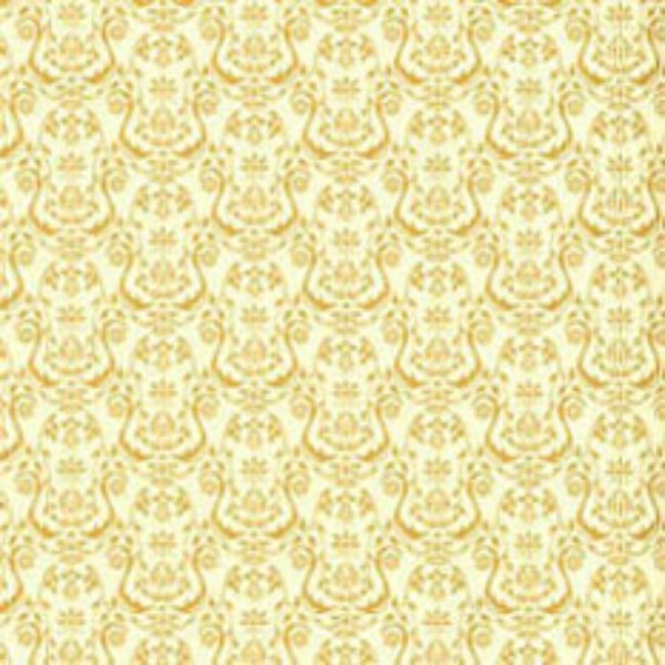 JM05 Regency Wallpaper for Dollhouse Miniature - Urn Gold - 3 Piece
