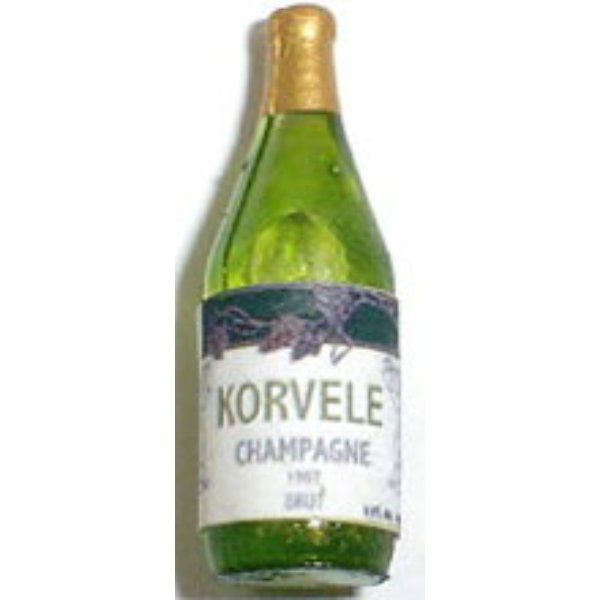 HR53948 Korvele Champagne for Dollhouse Miniature