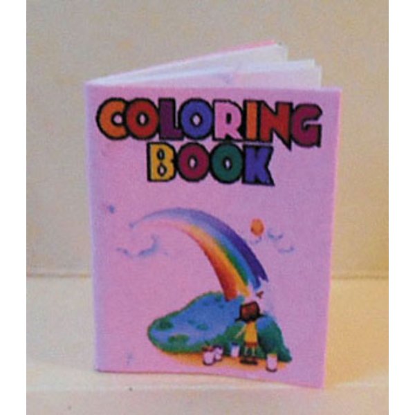 HR59802 Rainbow Coloring Book for Dollhouse Miniature
