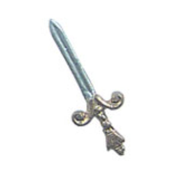 ISL1223 Dagger for Dollhouse Miniature - Gold & Silver