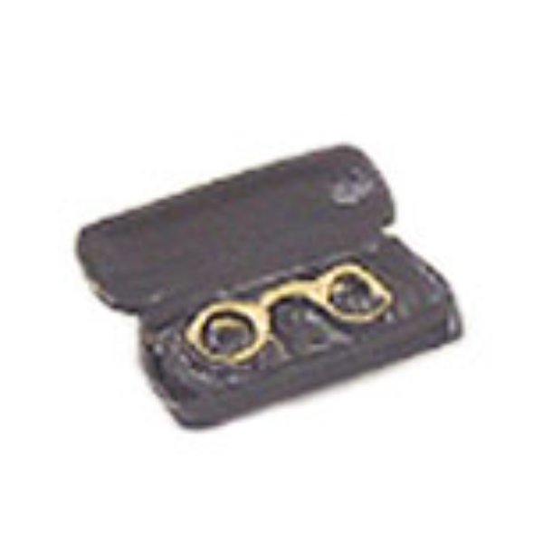 ISL2772 Eye Glasses in Case for Dollhouse Miniature