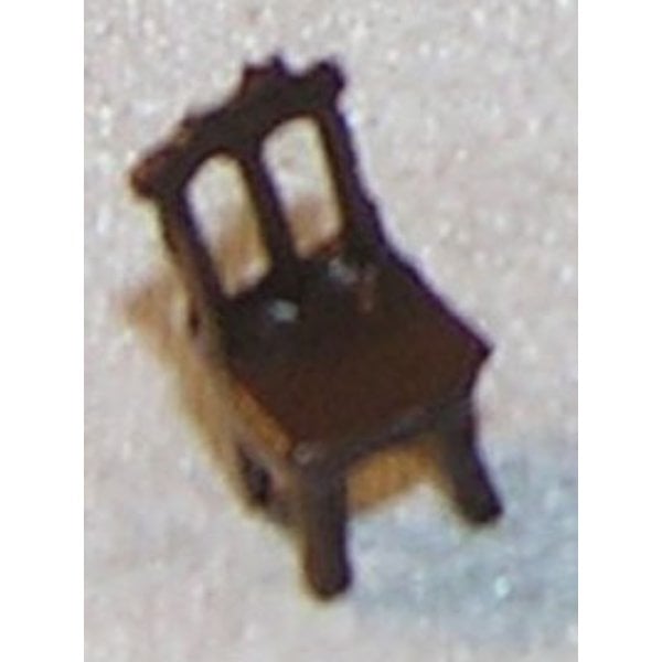 ISL3329 Matchbox Chair for Dollhouse Miniature - Brown