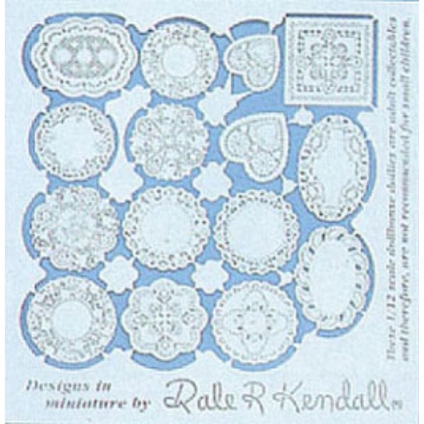 JKM100 Assorted Doilies for Dollhouse Miniature