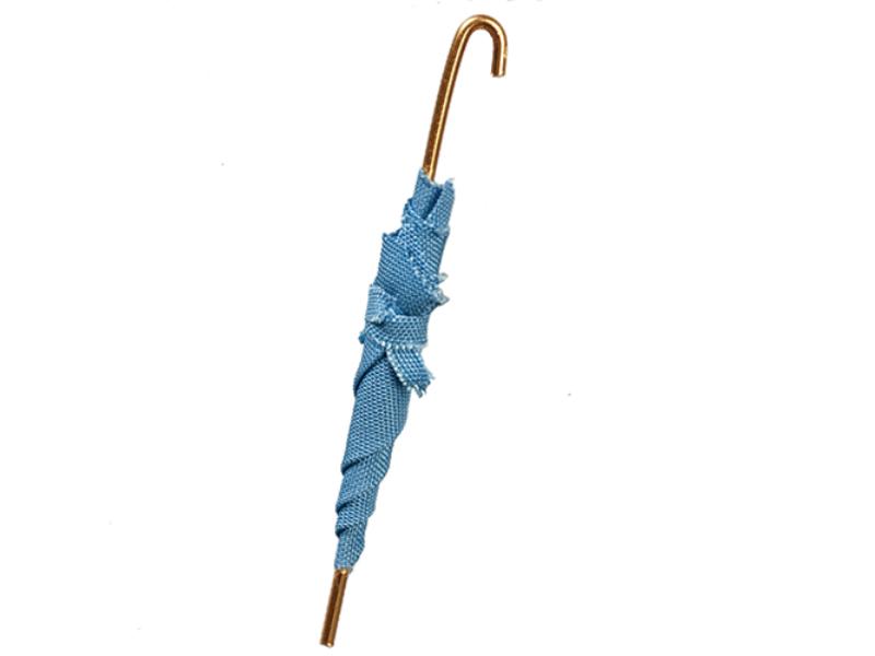 AZB0522 Umbrella for Dollhouse Miniature, Blue