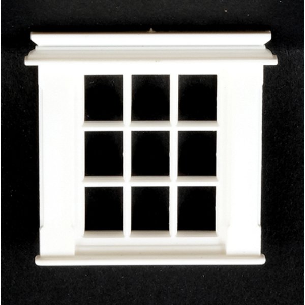 JML05 1-24th Scale Georgian Window for Dollhouse Miniature - 9 Pane