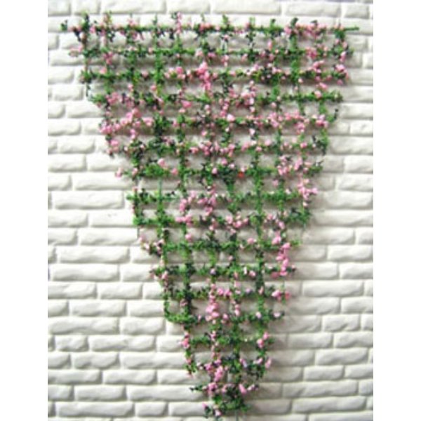 MBVINE24FP Vine & Trellis for Dollhouse Miniature - Fuchsia Pink