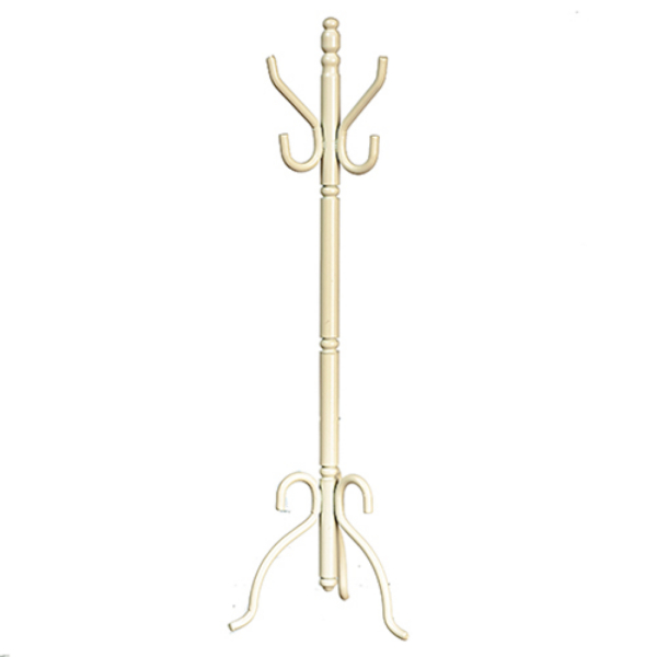 AZB0688 4.75 x 1.5 x 1.5 in. Hall Coat Tree, White