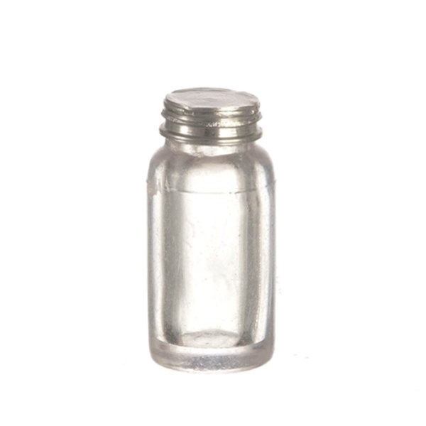 FR80362 Medium Canning Jar with Lid for Dollhouse Miniature - 12 Piece