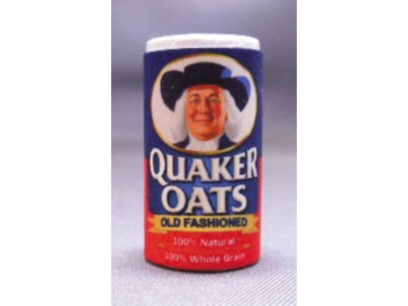 HR40093 Quaker Oatmeal for Dollhouse Miniatures