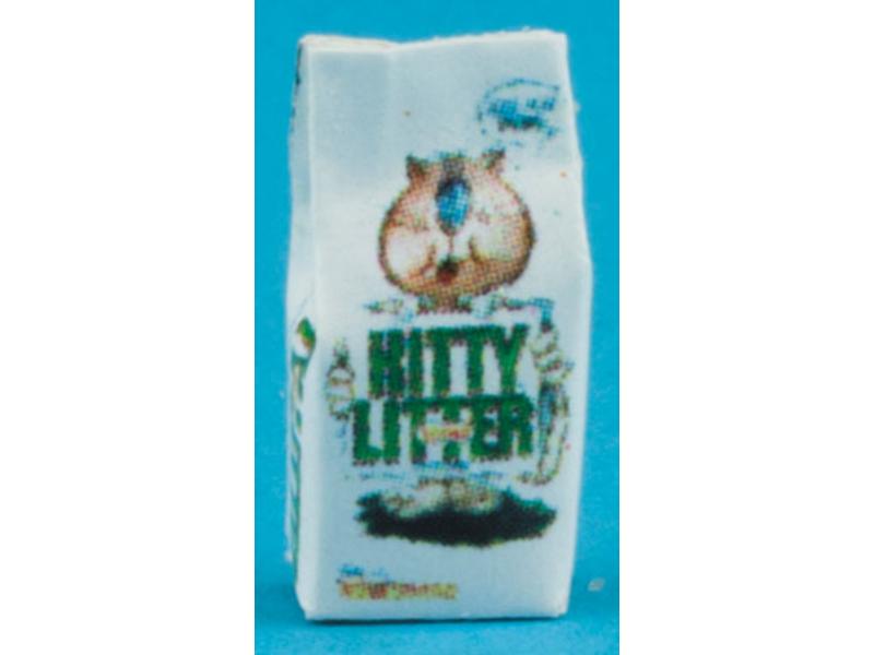 HR59954 1-2 Scale Kitty Litter Bag for Dollhouse Miniature