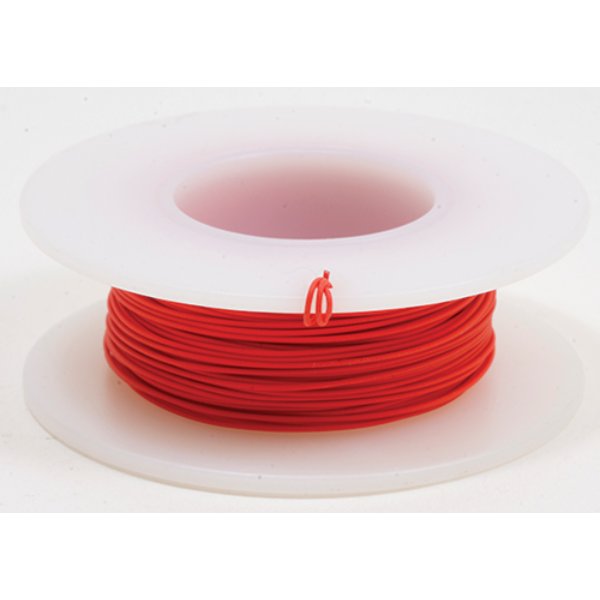 CRS727-1 50 ft. Kynar Hook-Up Wire for Dollhouse Miniature - Red