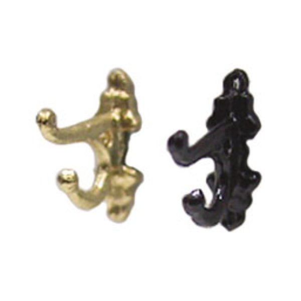 ISL24441 Black Coat Hook for Dollhouse Miniature
