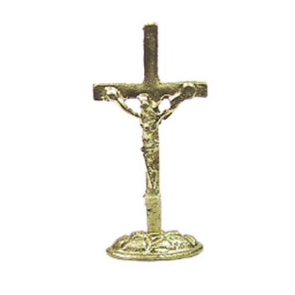 ISL2513 1.06 x 0.5 in. Gold Crucifix Pendant