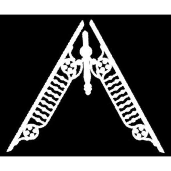 LT007 Adjustable Apex Trim for Dollhouse Miniature - 6.87 x 3.25 in.