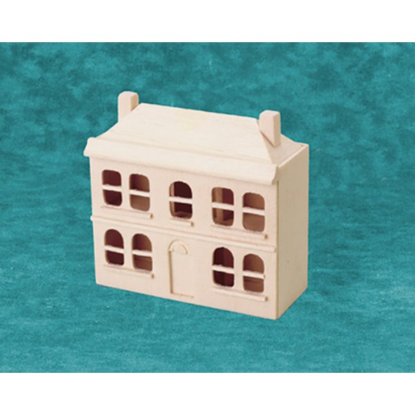 AZT8461 CB Mini Dollhouse for Miniature - Natural