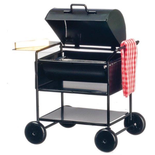 AZMA1250 CB Barbeque Grill with Towel for Dollhouse Miniature