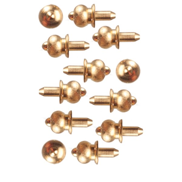 AZS3101 4.5 mm Drawer Knobs for Dollhouse Miniature - 12 Piece