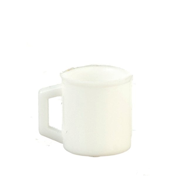 FR40295 Coffee Mugs for Dollhouse Miniature - White - 12 Piece