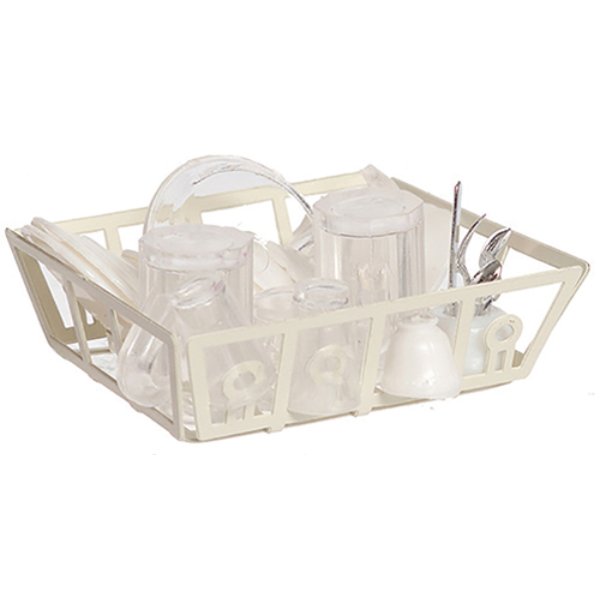 FR56014 Sup Dish Drainer without Towel for Dollhouse Miniature