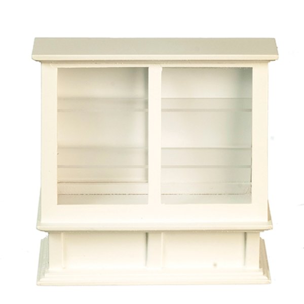 AZT6087 CB Store Display Case for Dollhouse Miniature - White