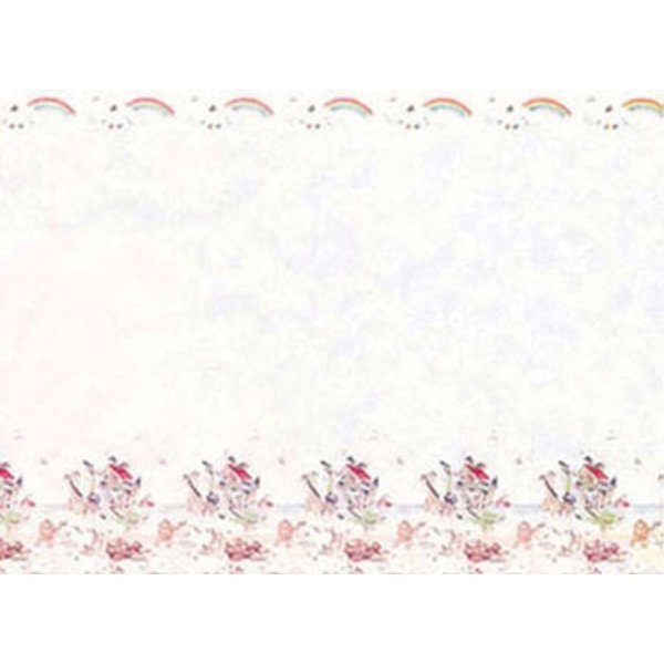 MG222D2 Noahs Ark Wallpaper for Dollhouse Miniature - Multi Color - 3 Piece