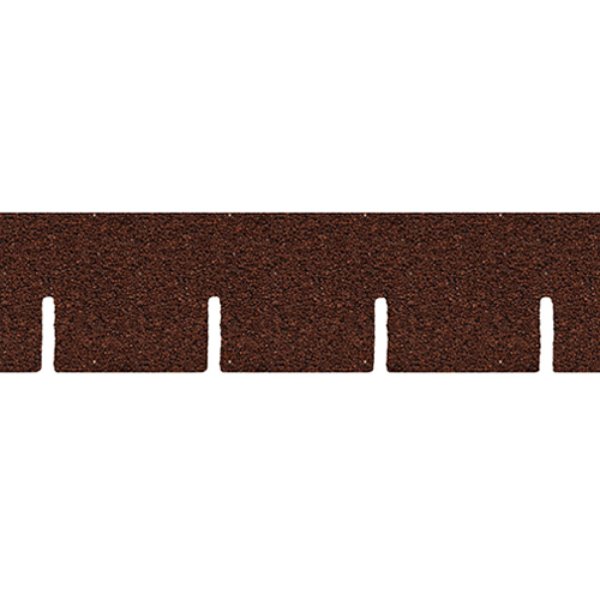 AS4002 157 Sq. in. Red Square Asphalt Shingles for Dollhouse Miniature