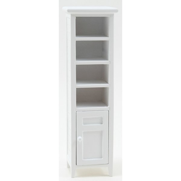 CLA10733 Bath Cabinet for Dollhouse Miniature - White
