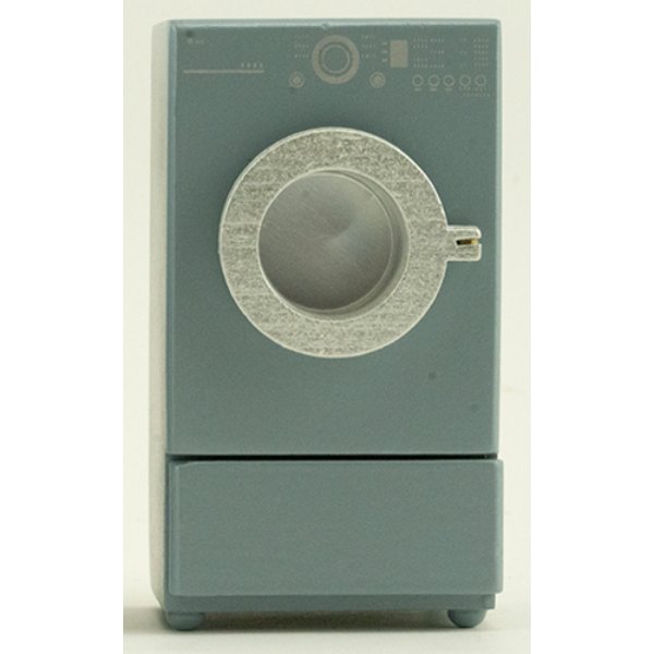 CLA12015 Modern Front Load Dryer for Dollhouse Miniature - Granite Gray
