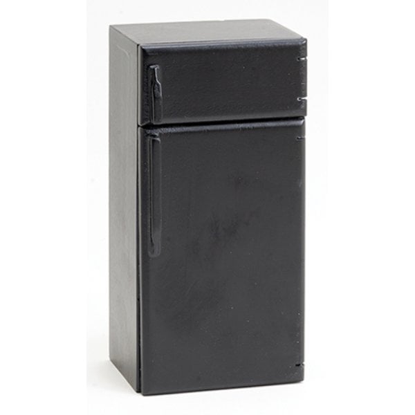 CLA12044 Refrigerator for Dollhouse Miniature - Black