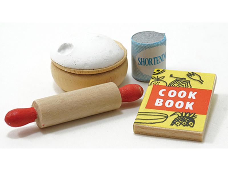 IM65160 Baking Supplies for Dollhouse Miniature - 4 Piece