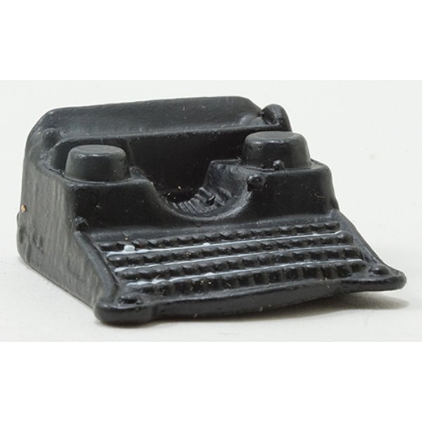 IM65194 Black Typewriter for Dollhouse Miniature