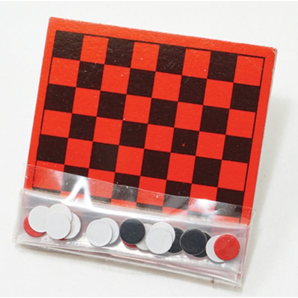 IM65240 Checker Set for Dollhouse Miniature