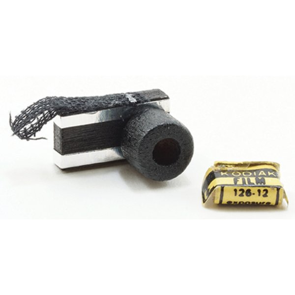 IM65800 Camera with Film for Dollhouse Miniature