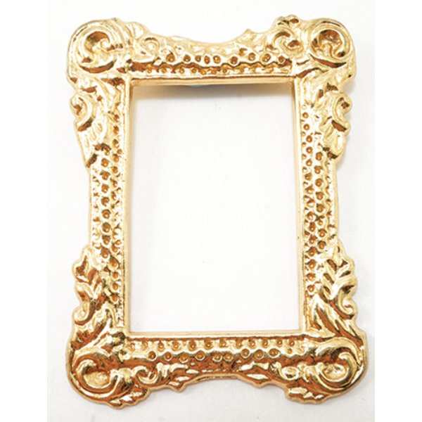 IM66145 Gold Tone Picture Frame for Dollhouse Miniature