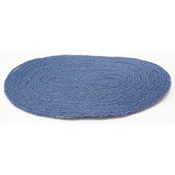 IM69006 Navy Blue Rug for Dollhouse Miniature - Large