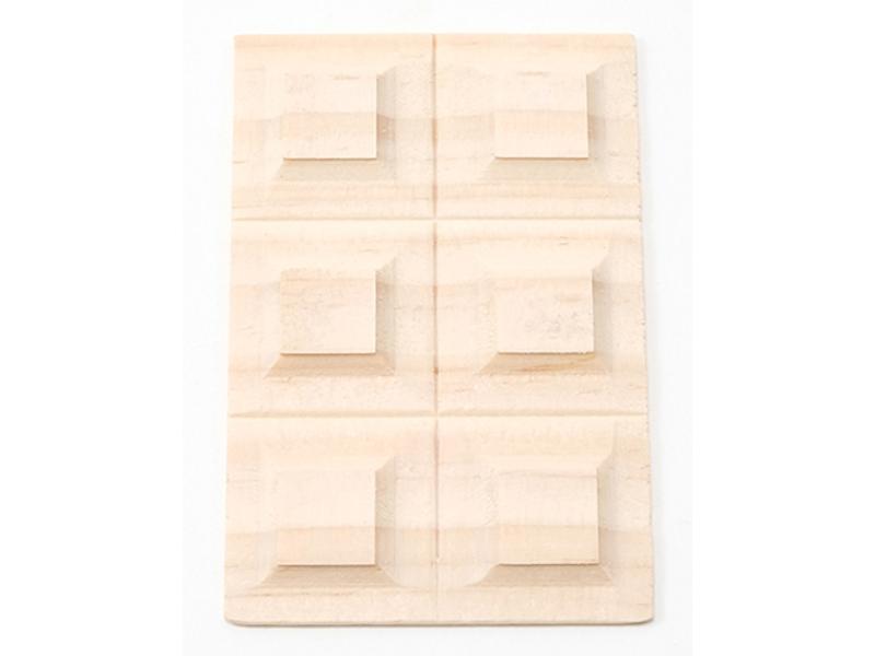 CLA71071 1 Sheet Wainscot Panels for Dollhouse Miniature - 6 Panels