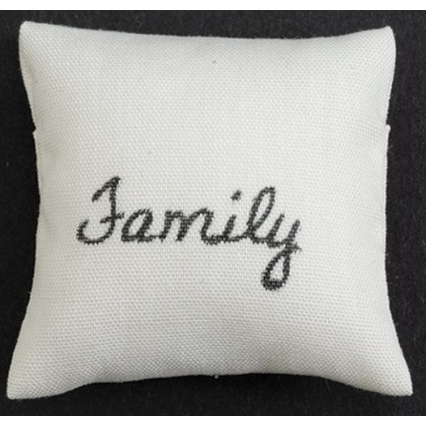 BB80038 Pillow for Dollhouse Miniature - Ecru Family